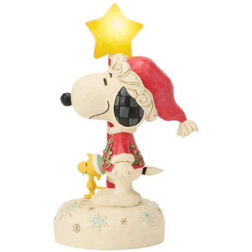  Snoopy Light Up Star Staff Figure by Jim Shore 