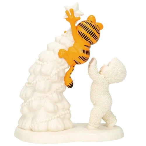 Garfield Careful, Garfield! - Snow Babies Christmas Village