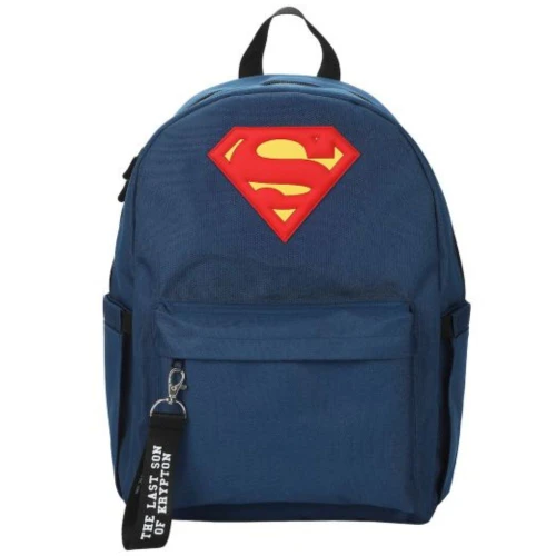 Superman Logo 16.5" Adult Blue Backpack