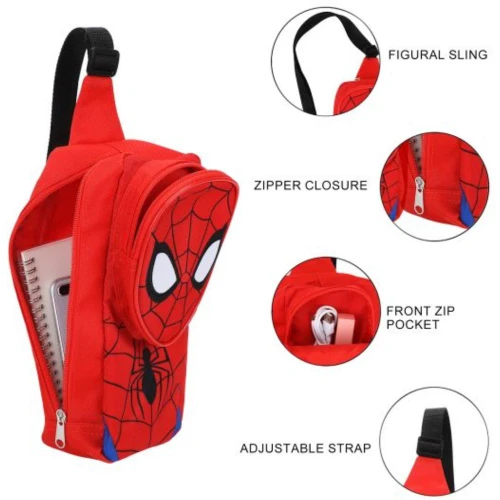 Spider-Man 3D Character Crossbody Sling Bag