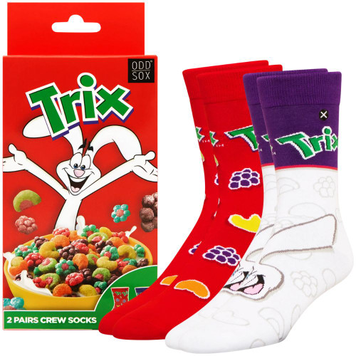 Trix Socks 2 Pack In Gift Box by Odd Sox