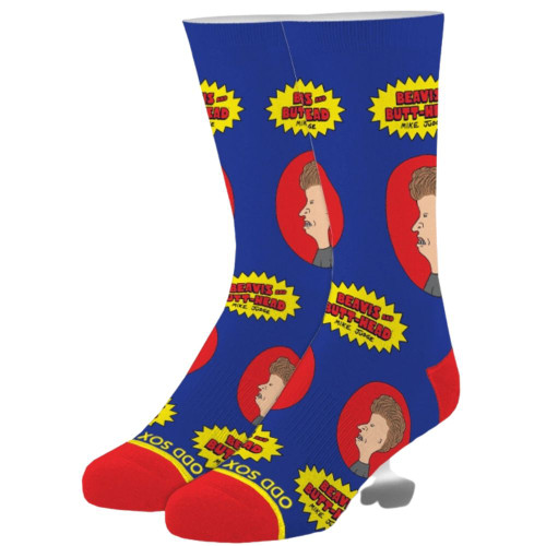 Beavis & Butthead All Over Print Socks by Cool Socks
