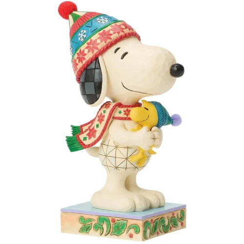 Snoopy Hugging Woodstock Figure by Jim Shore 