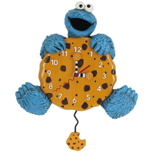 Sesame Street Cookie Monster Wall Clock
