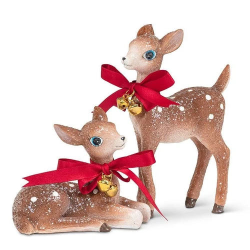 Cute Set of 2 Vintage Deer