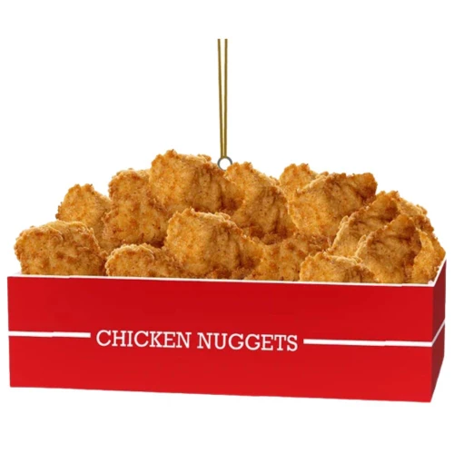 Chicken Nuggets Fast Food Ornament