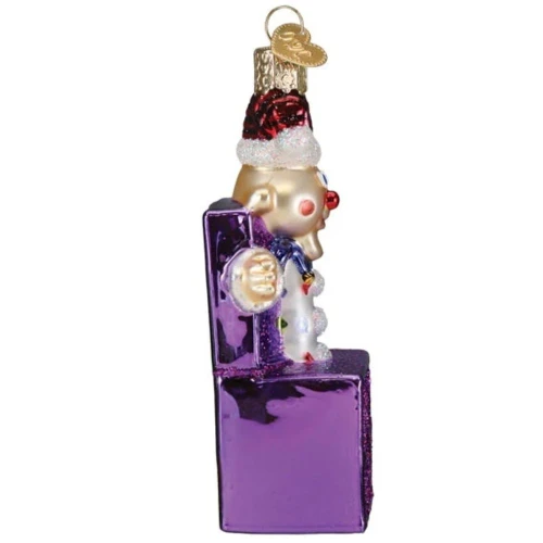Charlie-in-the-Box Glass Ornament by Old World Christmas