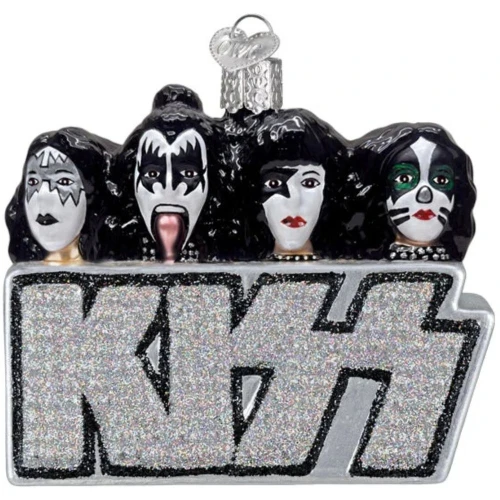 KISS Band GlassKISS Band Glass Ornament by Old World Christmas Ornament by Old World Christmas