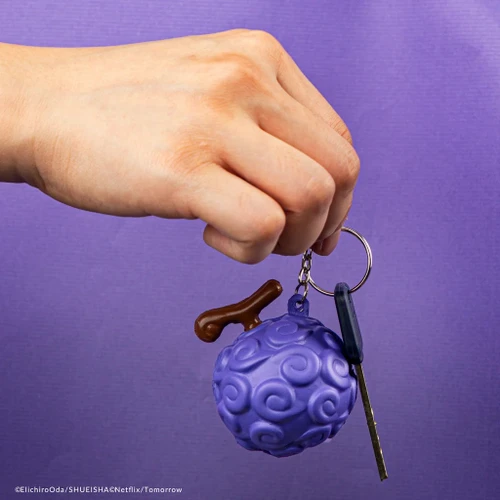 Squishy Keychain on Keys