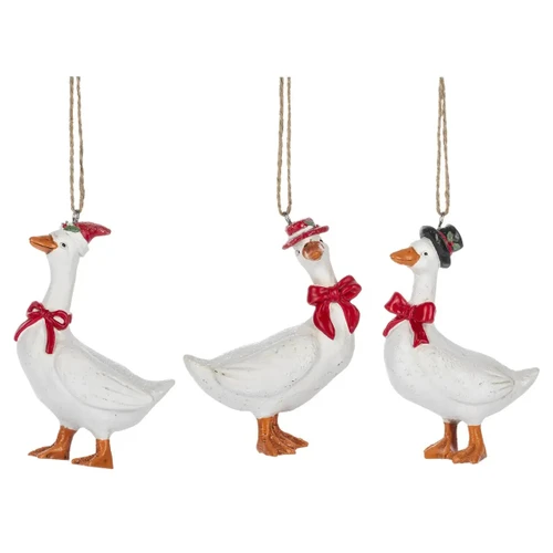 Cottage Geese Ornaments