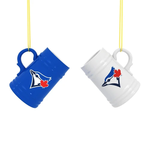 Toronto Blue Jays Mini Stein Ornaments - Set of 2