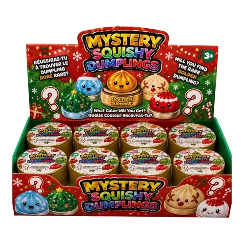 Display of Christmas Mystery Dumplings