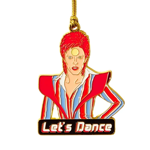 David Bowie Christmas Ornament
