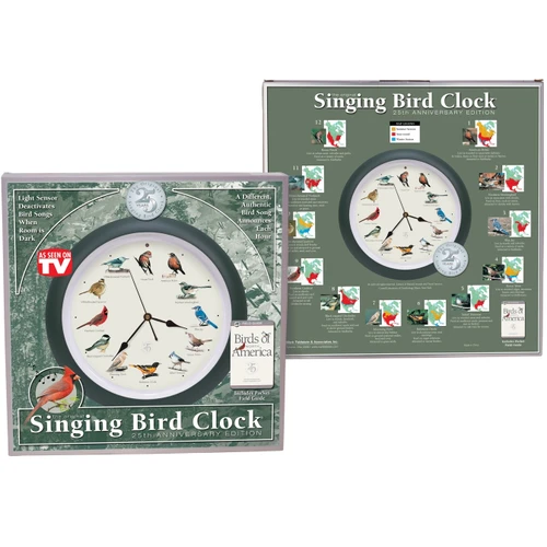 Packaged View of Singing Bird Clock