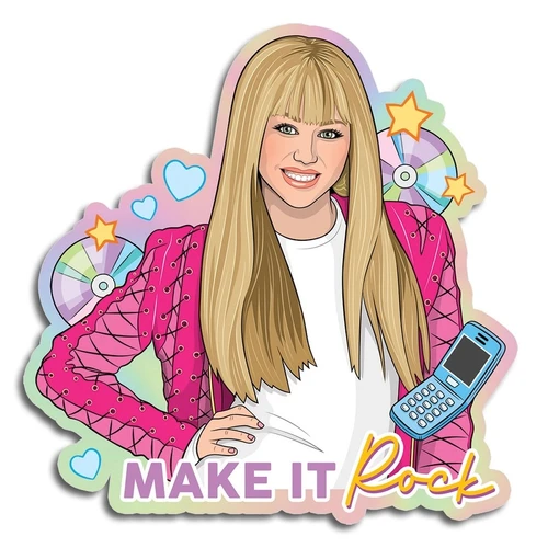 Hannah Montana Make it Rock Sticker