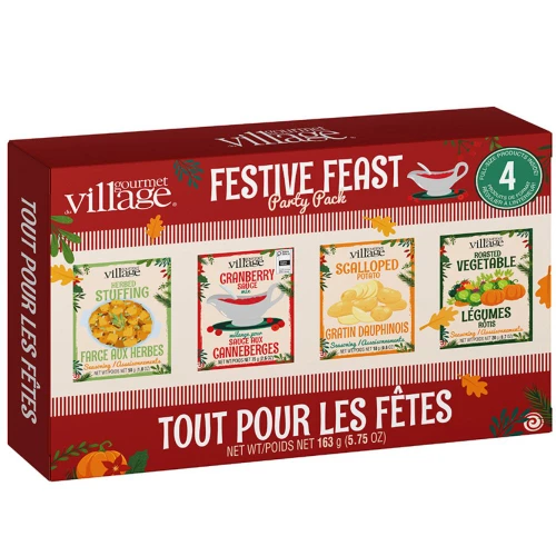Festive Feast Party Pack Set of 4 by Gourmet Village