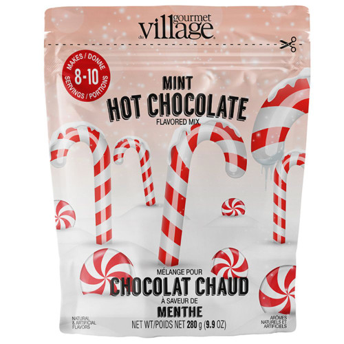 Candy Cane Hot Chocolate Pouch