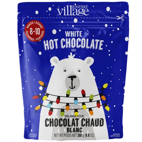 Polar Bear White Hot Chocolate Pouch