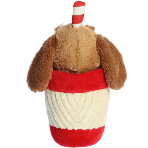 Dr. Seuss Max the Dog in Peppermint Coffee Cup 9-Inch Plush