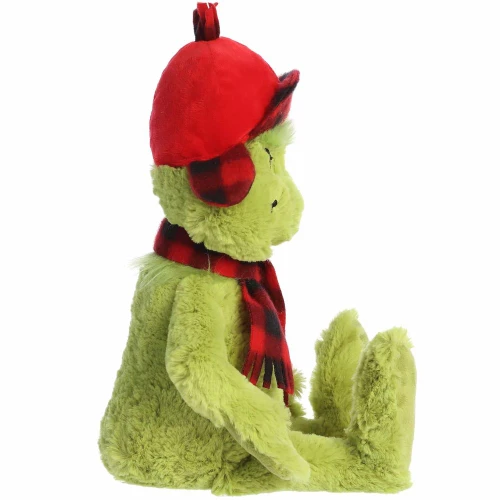 Dr. Seuss 16-Inch Trapper Hat Grinch Plush