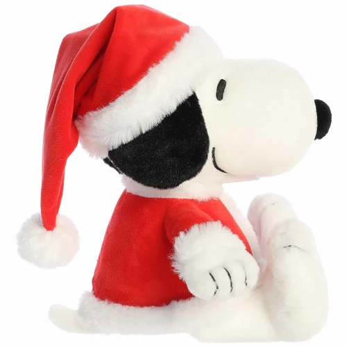 Peanuts - 12-Inch Santa Snoopy Plush