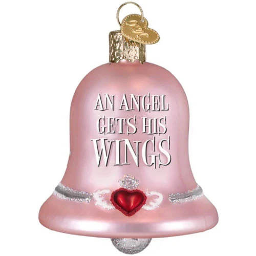 Every Time a Bell Rings Glass Ornament by Old World Christmas