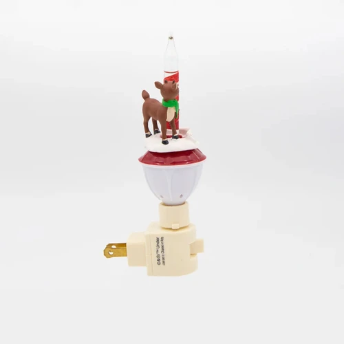 Side View - Rudolph North Pole Bubble Light