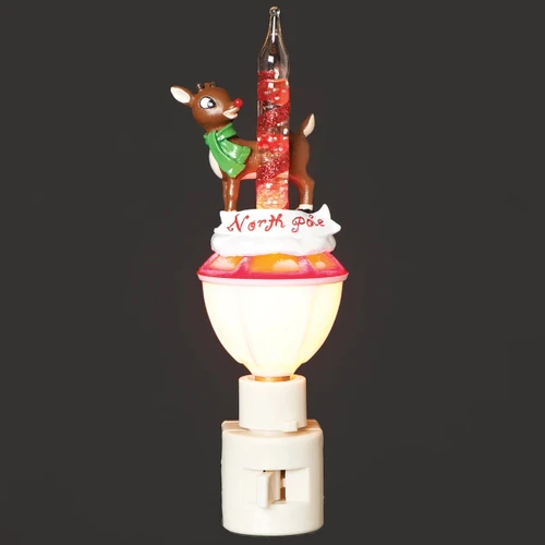 Rudolph North Pole Bubble Light