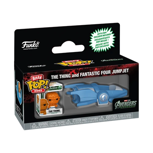 Funko Bitty Pop! Rides: Marvel The Thing and Fantastic Four Jumpjet 