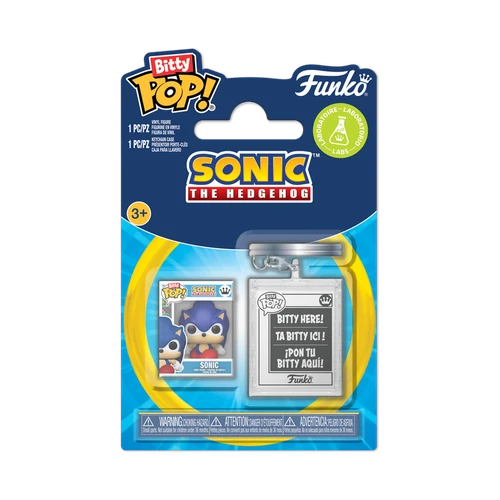 Bitty Pop! Sonic The Hedgehog & Keychain