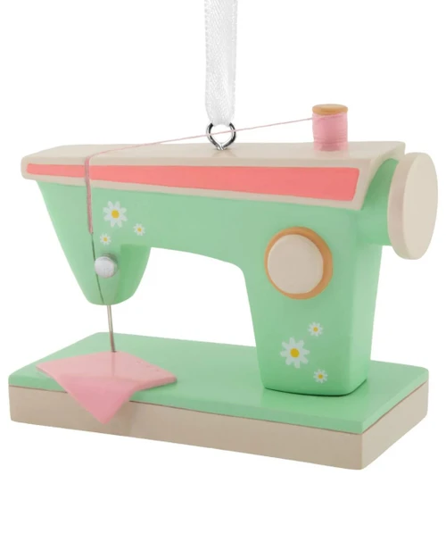 Retro Sewing Machine Ornament 