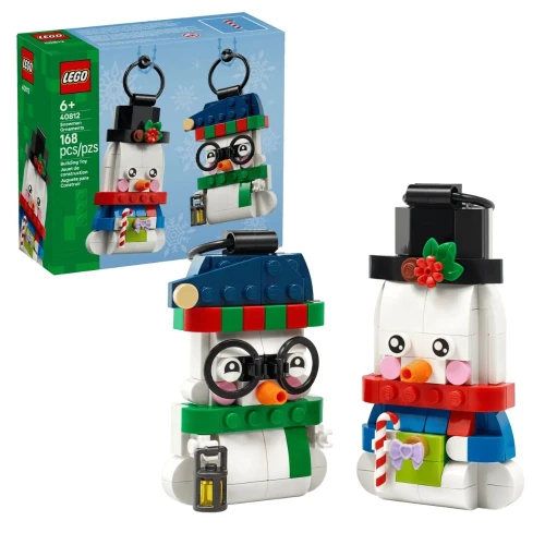 Lego Snowman Ornaments