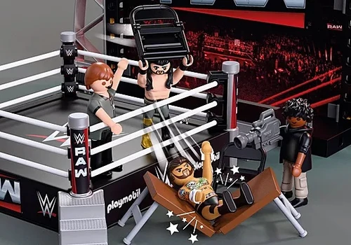 Action Shot - PLAYMOBIL WWE RAW Ring Collectors Set