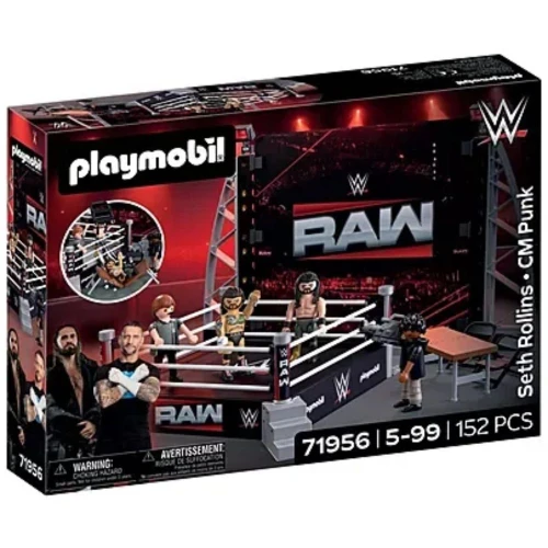 Boxed View - PLAYMOBIL WWE RAW Ring Collectors Set