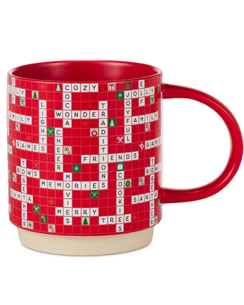  Christmas Crossword Puzzle 16oz Mug