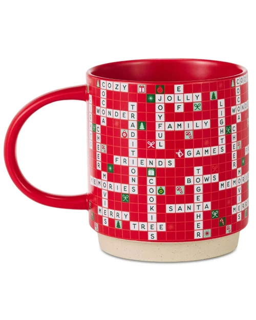  Christmas Crossword Puzzle 16oz Mug