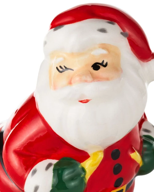 Skiing Santa Toothpick Holder