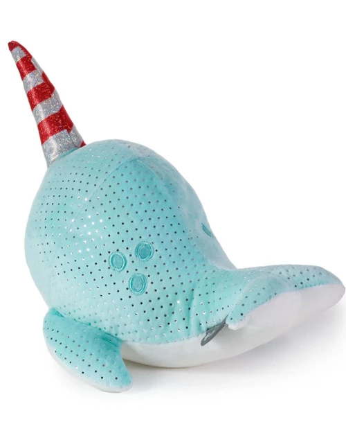 Festive Narwhal 8-Inch Plush