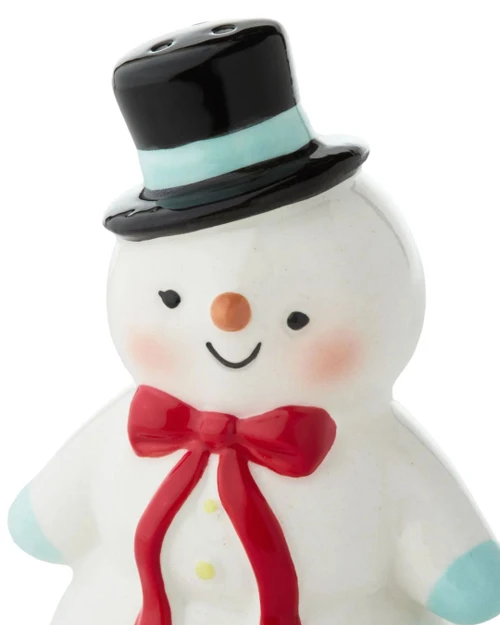  Sculpted Snow People Salt & Pepper Shakers (2 PC set)