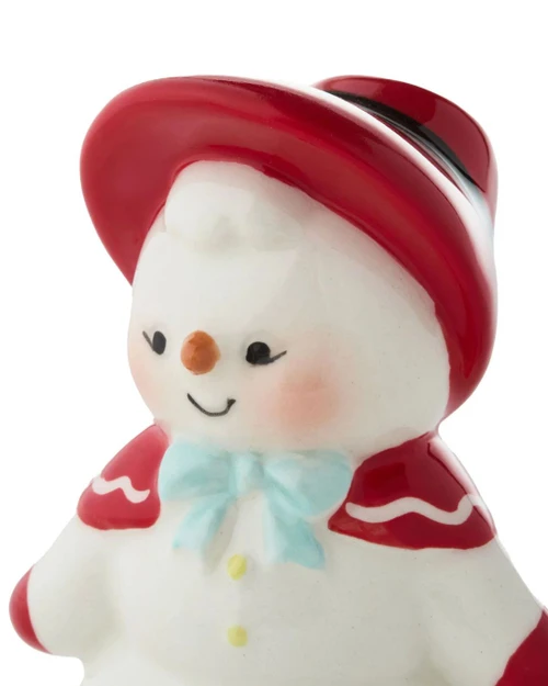  Sculpted Snow People Salt & Pepper Shakers (2 PC set)