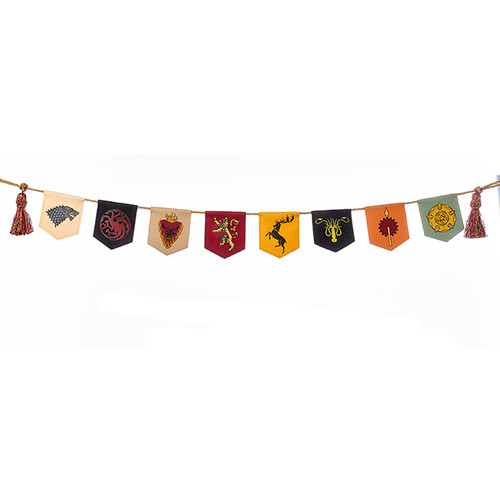 Game of Thrones Christmas Tree Garland Banner Decoration