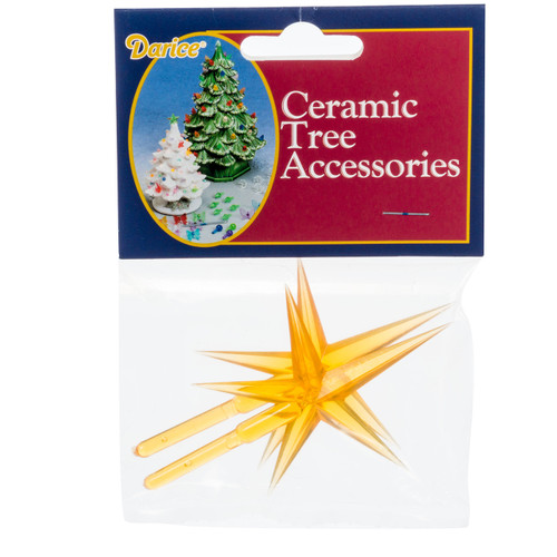 Gold Replacement Tree Topper Star Pegs, Pack of 2 Gold Replacement Tree Topper Star Pegs, Pack of 2