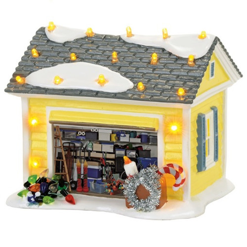Griswold Holiday Garage Dept 56  Front View Griswold Holiday Garage Dept 56  Front View