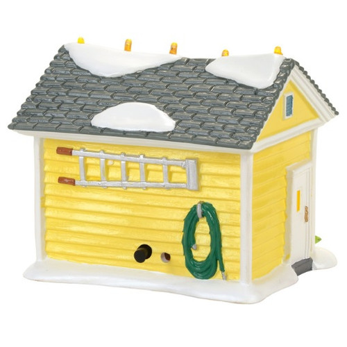 Griswold Holiday Garage Dept 56  Back View Griswold Holiday Garage Dept 56  Back View