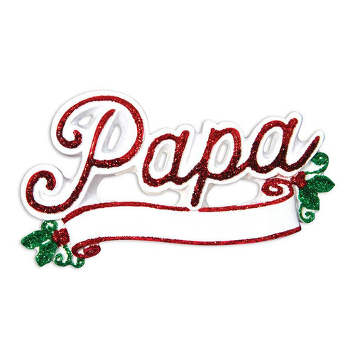 New Papa Personalized Ornament New Papa Personalized Ornament