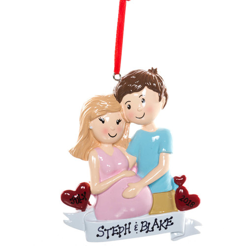 We're Expecting with Hearts Personalized We're Expecting with Hearts Personalized