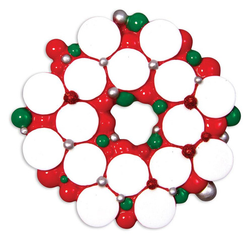 Family Wreath Personalized Ornament