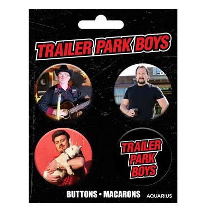 Trailer Park Boys Buttons Set of Four