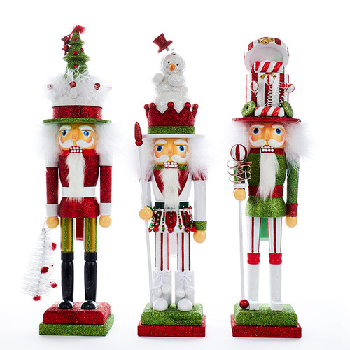 18" Red, Green and White Hollywood Nutcrackers 18" Red, Green and White Hollywood Nutcrackers