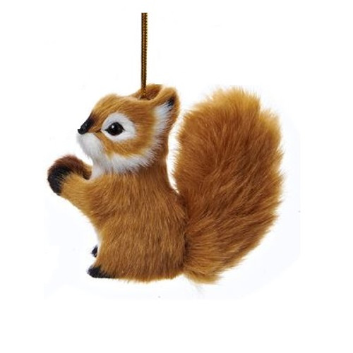 Furry Woodland Animal Ornament - squirrel Furry Woodland Animal Ornament - squirrel